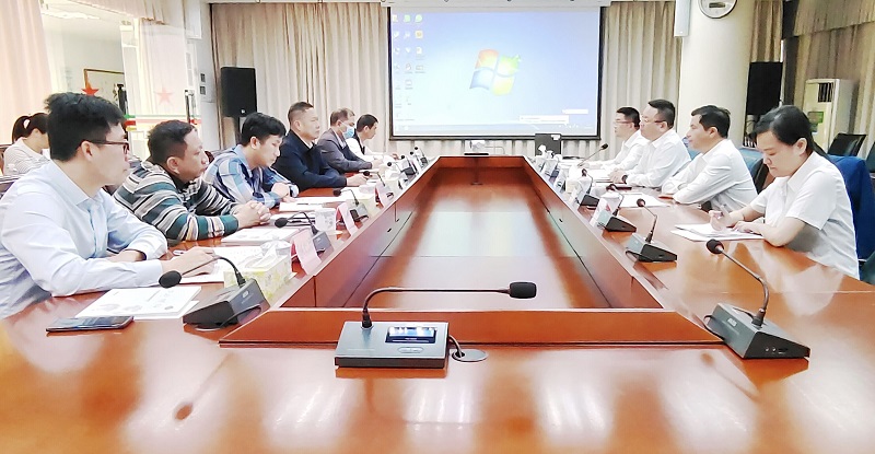 周耀華拜訪海口市龍華區區長王曉龍、美蘭區區長吳升嬌