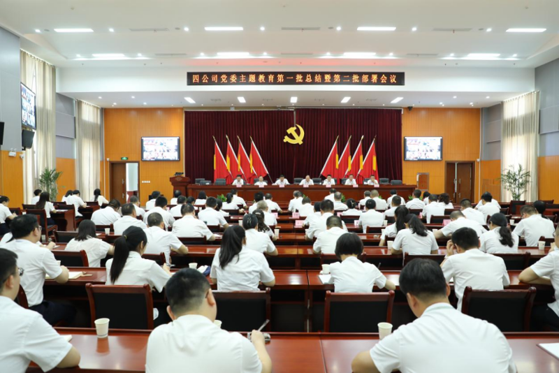 公司黨委召開學(xué)習(xí)貫徹習(xí)近平新時(shí)代中國(guó)特色社會(huì)主義思想主題教育第一批總結(jié)暨第二批動(dòng)員部署會(huì)議