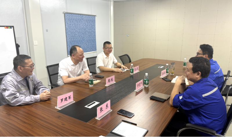 周鴻與湖北徽陽新材料有限公司董事長許進(jìn)沖舉行會談